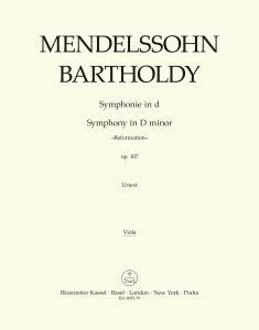Symphony No.5 in D major Op.107 (Reformation) (Viola)