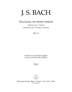 Cantata No.62: Nun komm, der Heiden Heiland (BWV 62) (Wind Set)