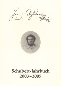 Schubert Jahrbuch 2003-2005