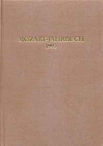 Mozart Jahrbuch 1993