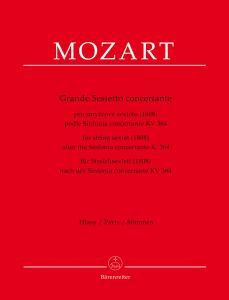 Grande sestetto concertante for String Sextet (K.364) (Set of Parts)