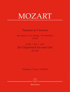 Fantasia in F minor for Strings (K.608) (Full Score)