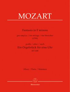 Fantasia in F minor for Strings (K.608) (Set of Parts)