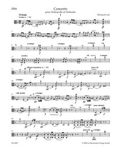 Concerto for Violoncello in D minor (Viola)