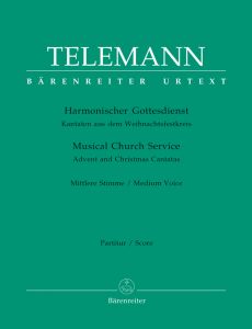 Der Harmonische Gottesdienst Advent & Christmas Cantatas Medium Voice (Score & Parts)
