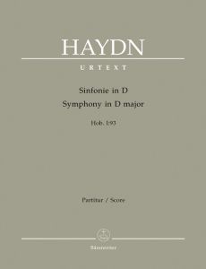 Symphony No.93 in D major (Hob.I:93) (Full Score)