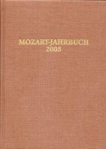 Mozart Jahrbuch 2005