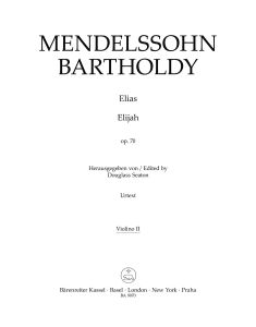 Elijah Op.70 (Violin II)