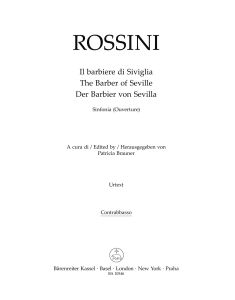 Overture to Il barbiere di Siviglia (The Barber of Seville) (Bass)