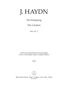 The Creation (HobXXI:2) (Viola)