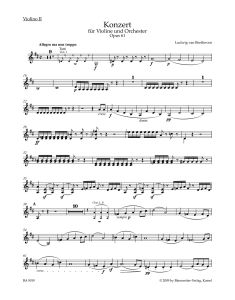 Concerto for Violin in D major Op.61 (Violin II)