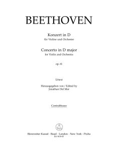 Concerto for Violin in D major Op.61 (Double Bass)