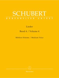 Lieder Volume 4, Medium Voice & Piano