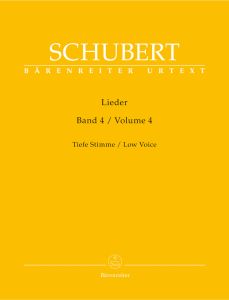 Lieder Volume 4, Low Voice & Piano
