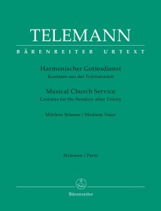 Der Harmonische Gottesdienst Pentecost Cantatas Medium Voice (Set of Parts)