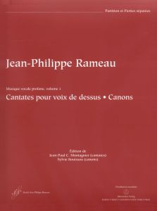 Secular Vocal Music Volume 1: Cantatas for High Voice, Canons (Score & Parts)