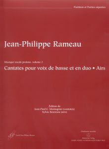 Secular Vocal Music Volume 2: Cantatas for Low Voice, Airs (Score & Parts)