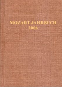 Mozart Jahrbuch 2006