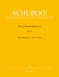 Die schöne Müllerin Op.25 D 795 Low Voice & Piano