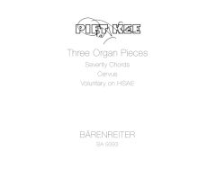 Three Organ Pieces