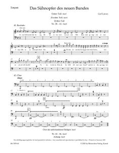 Das Sühnopfer des neuen Bundes (Timpani)