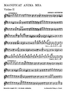 Magnificat anima mea (BuxWV-Anh 1) (Violin II)