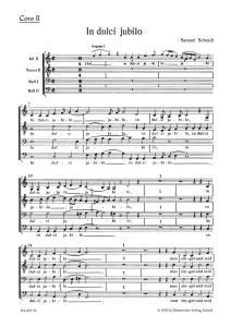 In Dulci Jubilo Chorus II