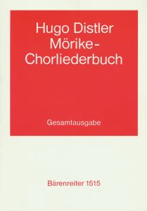Moerike Choral Song Book Op.19: Parts 1-3 (Complete)