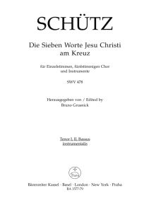 Die sieben Worte Jesu Christi am Kreuz (The Seven Words of Jesus Christ) SWV 478 (Viola I/II)