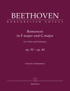 Romances for Violin and Orchestra Op.40 and Op.50 (Critical Commentary)