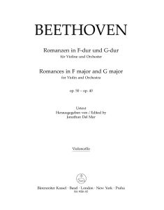 Romances for Violin and Orchestra Op.40 and Op.50 (Cello)