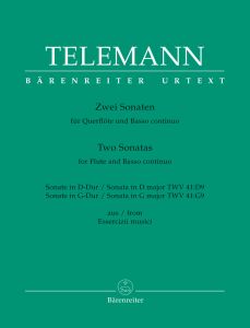 Two Sonatas for Flute and Basso continuo (D major TWV 41:D9, G major TWV 41:G9)