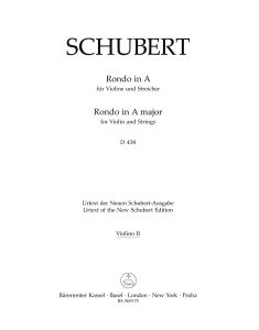 Rondo for Violin and Strings in A major D 438 (Violin II)