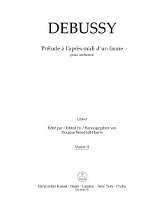 Prélude á l’aprés-midi d’un faune (Prelude to the Afternoon of a Faun) (Violin II)