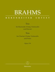 Trio for Clarinet (Viola), Violoncello & Piano in A minor Op.114