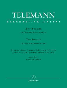 Two Sonatas for Oboe and Basso continuo from Essercizii musici (TWV 41) (Score & Parts)