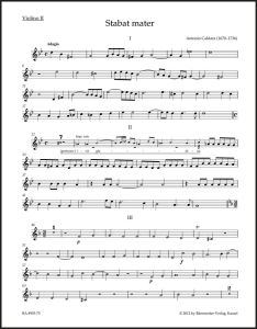 Stabat mater (Violin II)