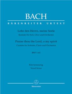 Cantata No.143 Lobe den Herrn, meine Seele (BWV 143) (Vocal Score)