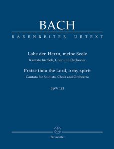 Cantata No.143 Lobe den Herrn, meine Seele (BWV 143) (Study Score)