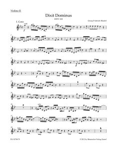 Dixit Dominus HWV 232 (Violin II)