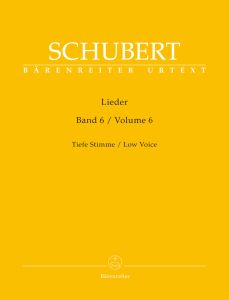 Lieder Volume 6, Low Voice & Piano