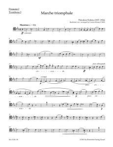 organ plus brass, Volume I (Trombone I in C)