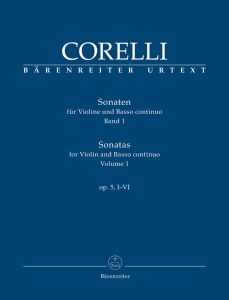 Sonatas for Violin and Basso continuo Op5 Vol.1 Nos 1-6