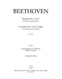 Concerto No.1 in C major Op.15 for Piano (Cello/Bass)
