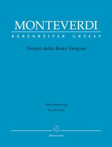 Vespers 1610, Vespro della Beata Vergine Vocal score