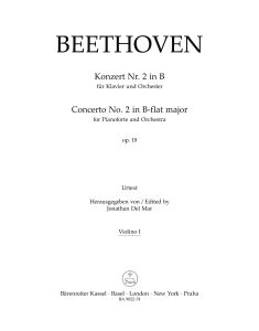 Concerto No.2 in B-flat major Op.19 for Piano (Violin I)
