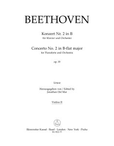 Concerto No.2 in B-flat major Op.19 for Piano (Violin II)
