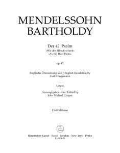 Psalm 42 As the Hart Pants Op.42 (Double Bass)