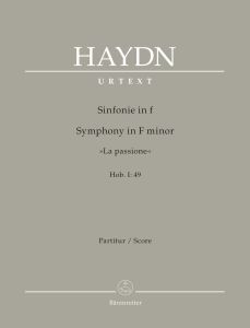 Symphony No.49 in F minor (La passione) (Hob.I:49) (Full Score)