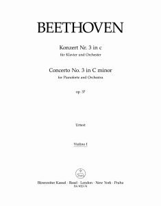 Concerto No.3 in C minor Op.37 for Piano (Violin I)
